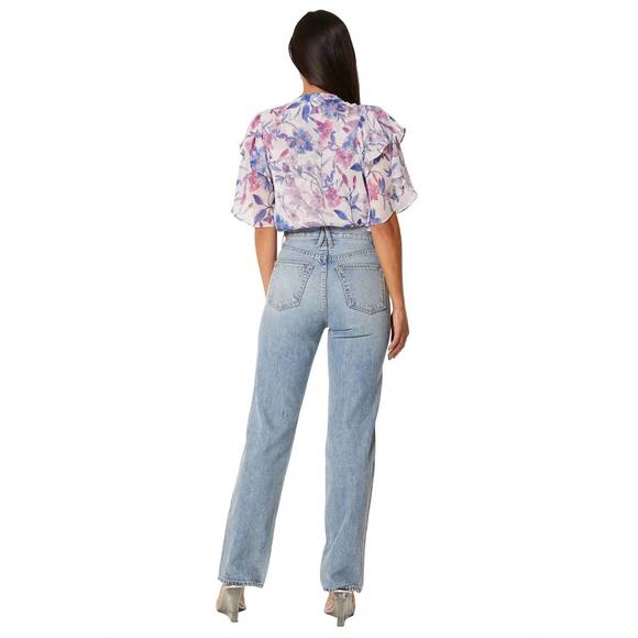 NEW MISA LOS ANGELES livia top in amethyst floral - Picture 2 of 3